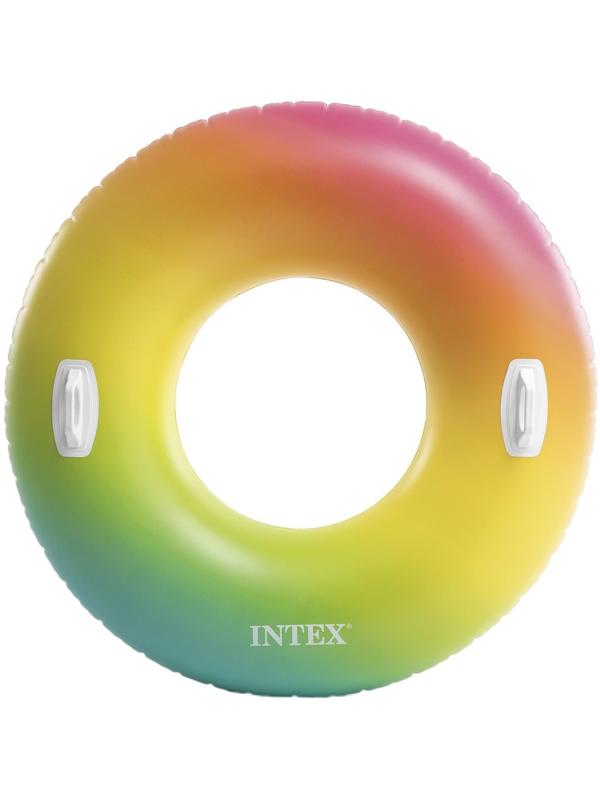Круг для плавания «Цветной вихрь», d=122 см, от 9 лет, 58202EU INTEX