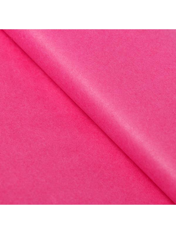 Бумага упаковочная тишью, фуксия, 50 х 66 см