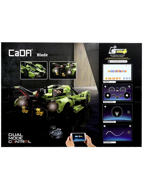 Радиоуправляемый конструктор CaDA «Спорткар Blade» C51306W / 432 детали