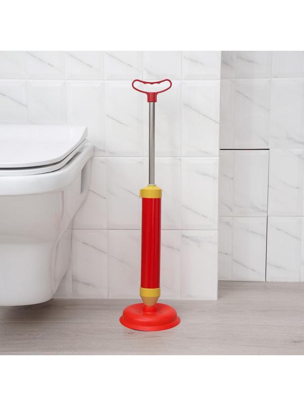 Вантуз вакуумный с адаптером, d=15,5 см, h=40 см