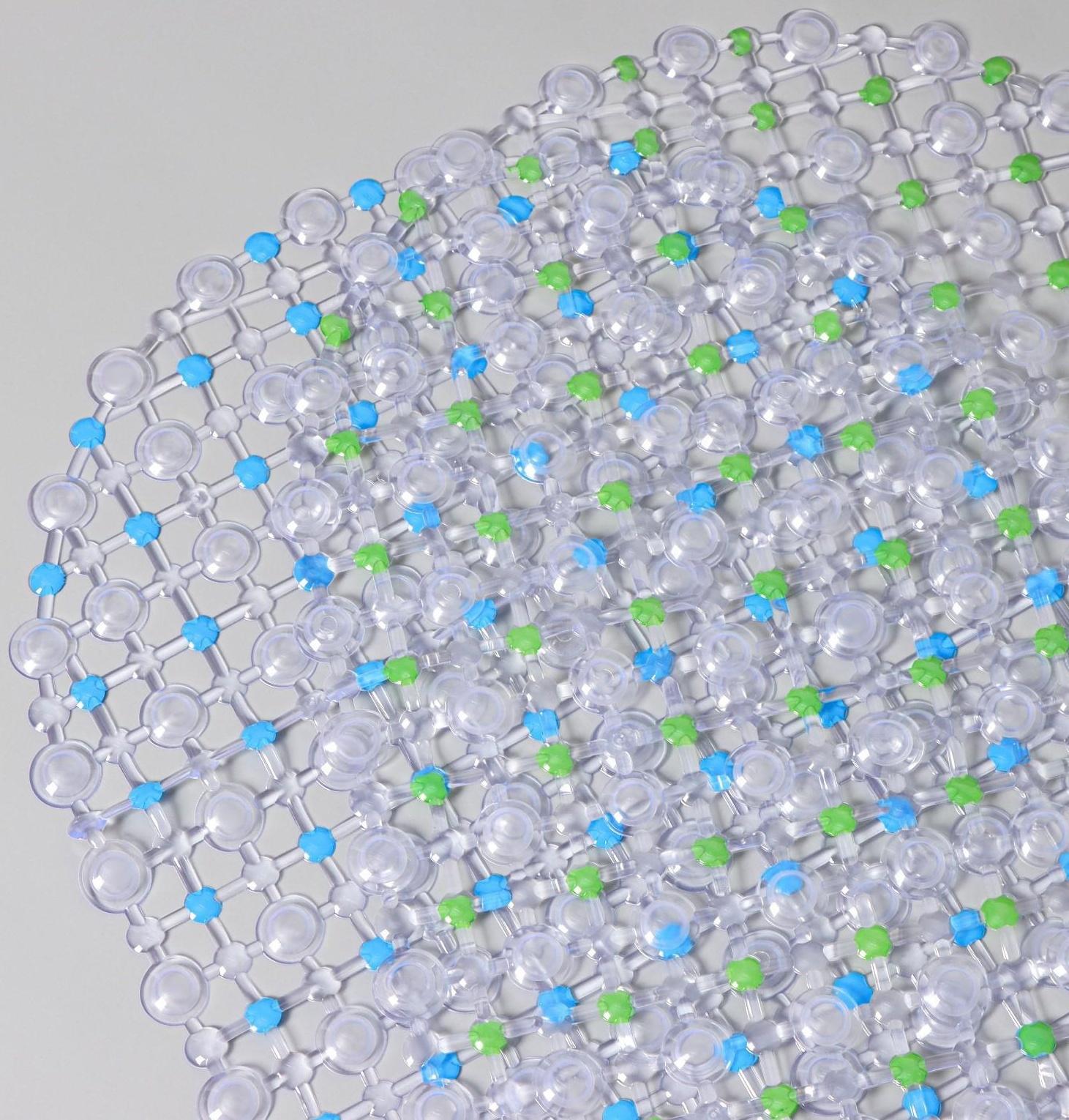 SPA-коврик для ванны на присосках SAVANNA «Крапинка», 35×60 см, цвет МИКС