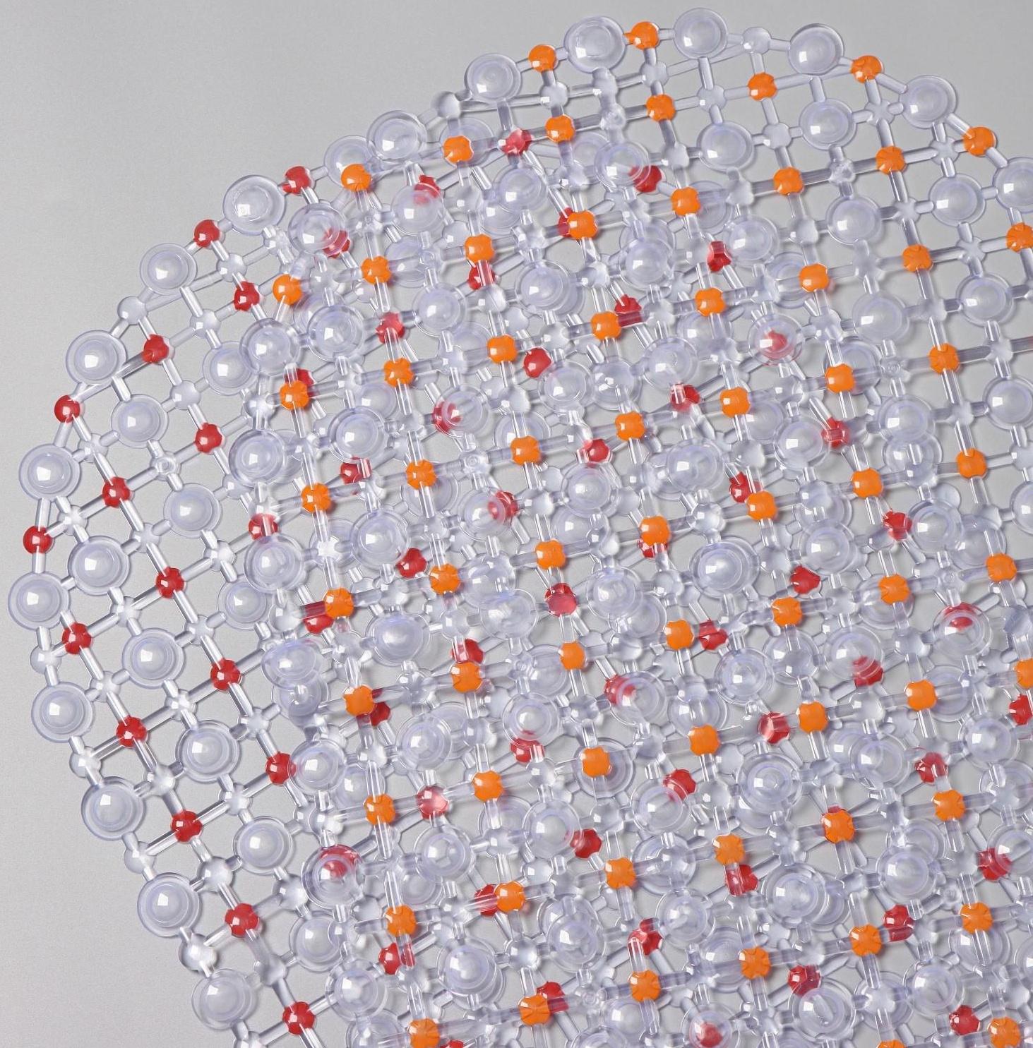 SPA-коврик для ванны на присосках SAVANNA «Крапинка», 35×60 см, цвет МИКС