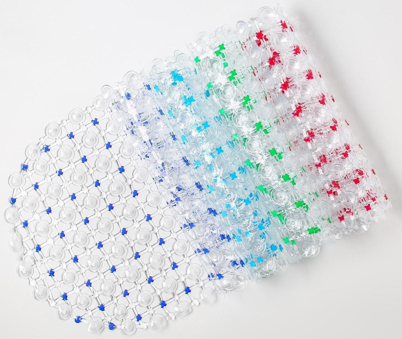 SPA-коврик для ванны на присосках SAVANNA «Крапинка», 35×60 см, цвет МИКС