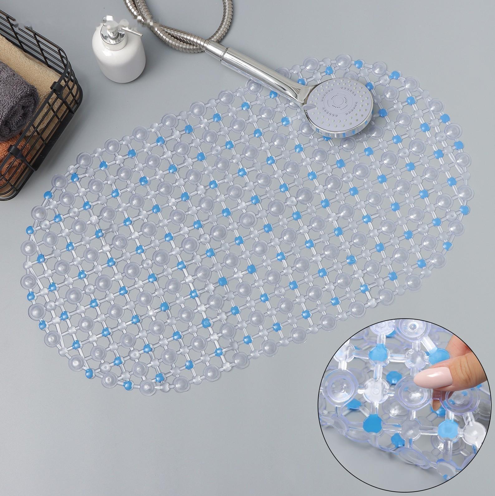 SPA-коврик для ванны на присосках SAVANNA «Крапинка», 35×60 см, цвет МИКС