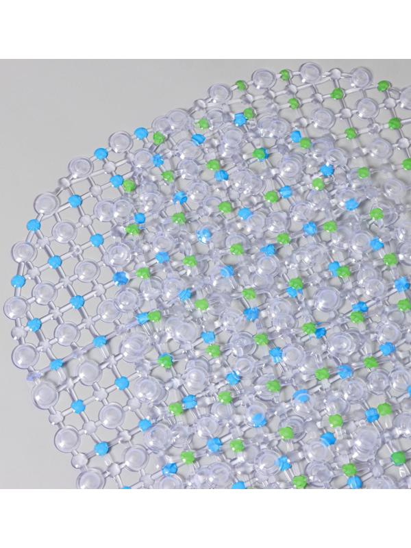 SPA-коврик для ванны на присосках SAVANNA «Крапинка», 35×60 см, цвет МИКС