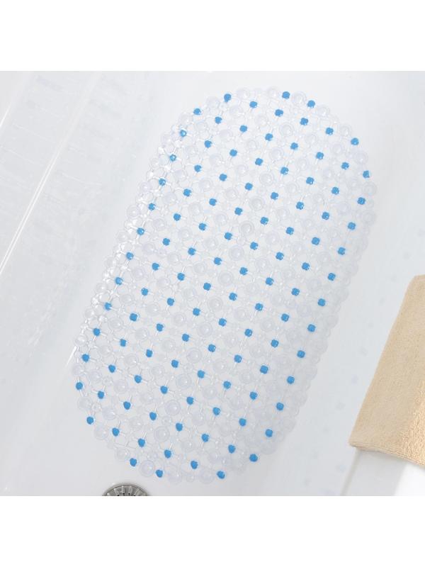 SPA-коврик для ванны на присосках SAVANNA «Крапинка», 35×60 см, цвет МИКС