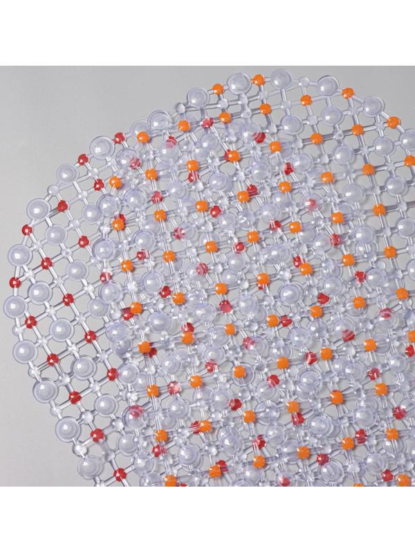 SPA-коврик для ванны на присосках SAVANNA «Крапинка», 35×60 см, цвет МИКС