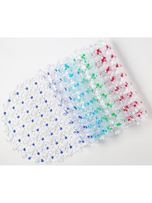 SPA-коврик для ванны на присосках SAVANNA «Крапинка», 35×60 см, цвет МИКС