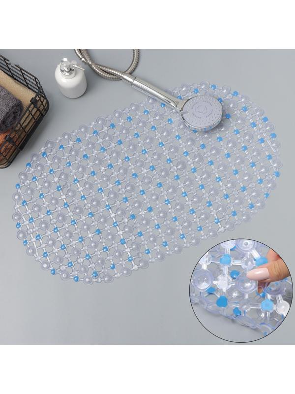 SPA-коврик для ванны на присосках SAVANNA «Крапинка», 35×60 см, цвет МИКС