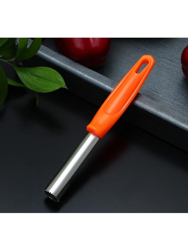 Нож для сердцевины Доляна «Оранж», 21 см, цвет оранжевый