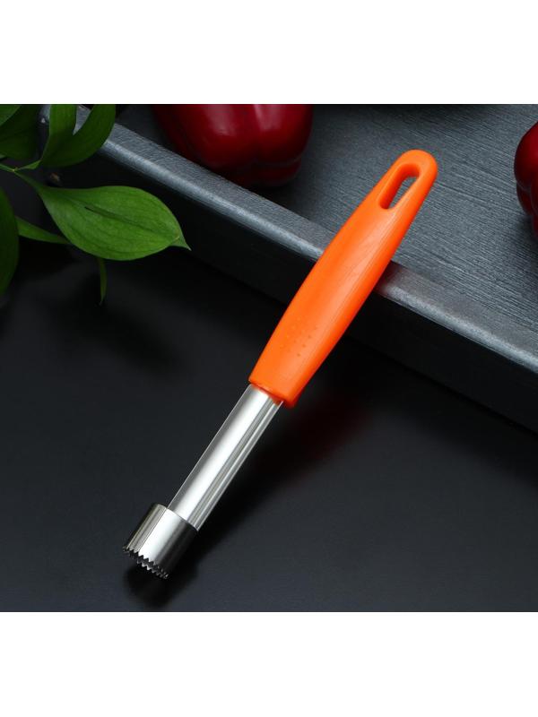 Нож для сердцевины Доляна «Оранж», 21 см, цвет оранжевый