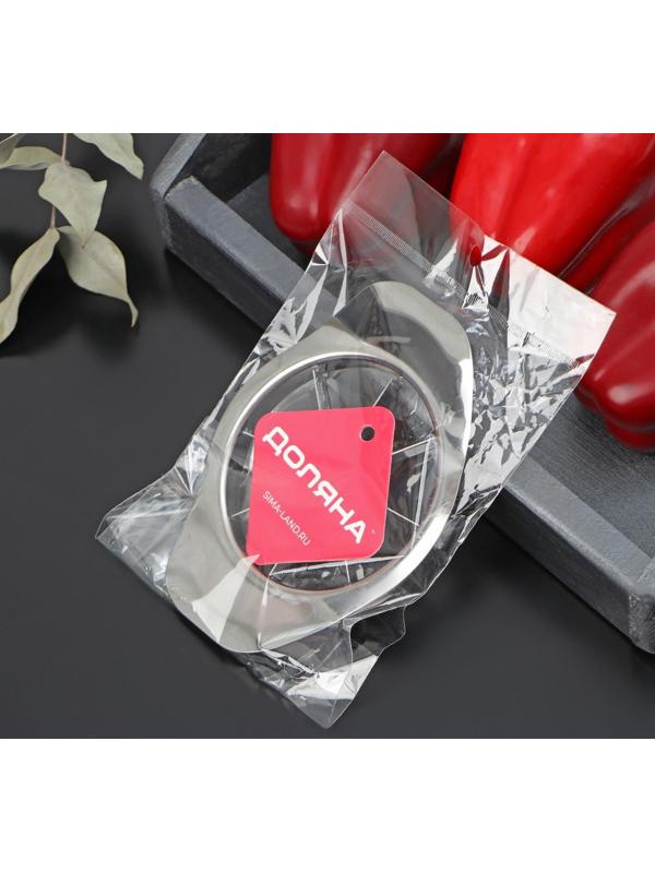 Овощерезка Доляна «Классика», d=9 см, цвет серебряный