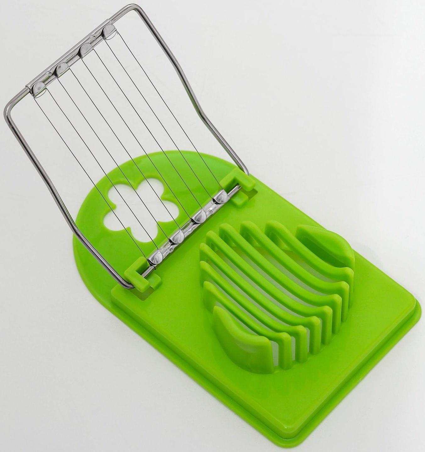 Яйцерезка Доляна «Комфорт», 14×8 см, цвет МИКС