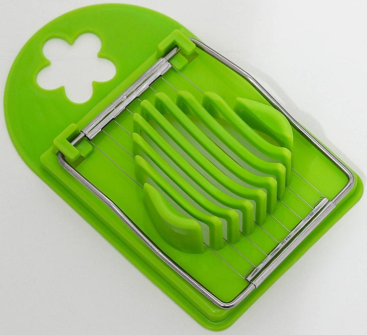 Яйцерезка Доляна «Комфорт», 14×8 см, цвет МИКС