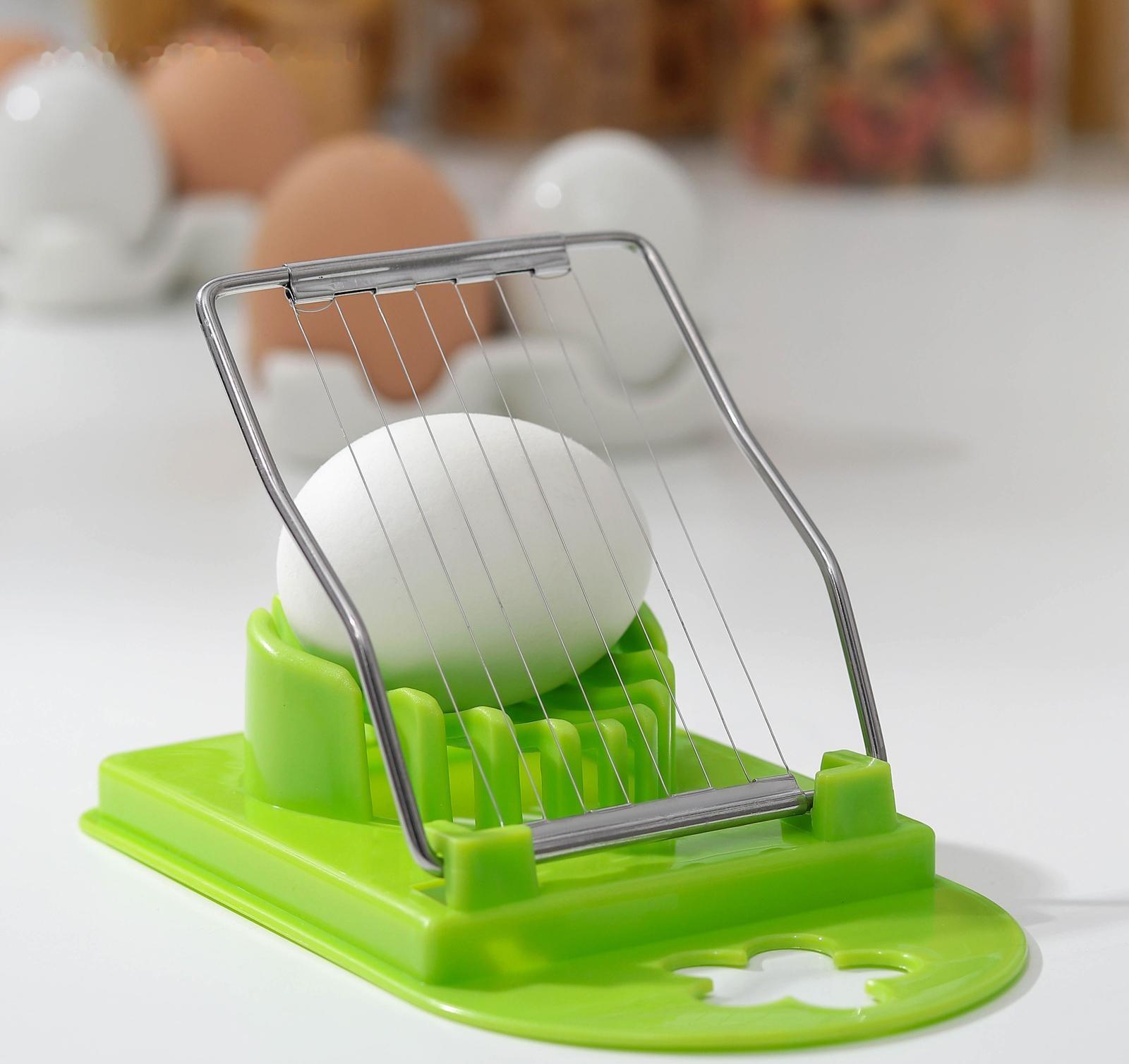 Яйцерезка Доляна «Комфорт», 14×8 см, цвет МИКС