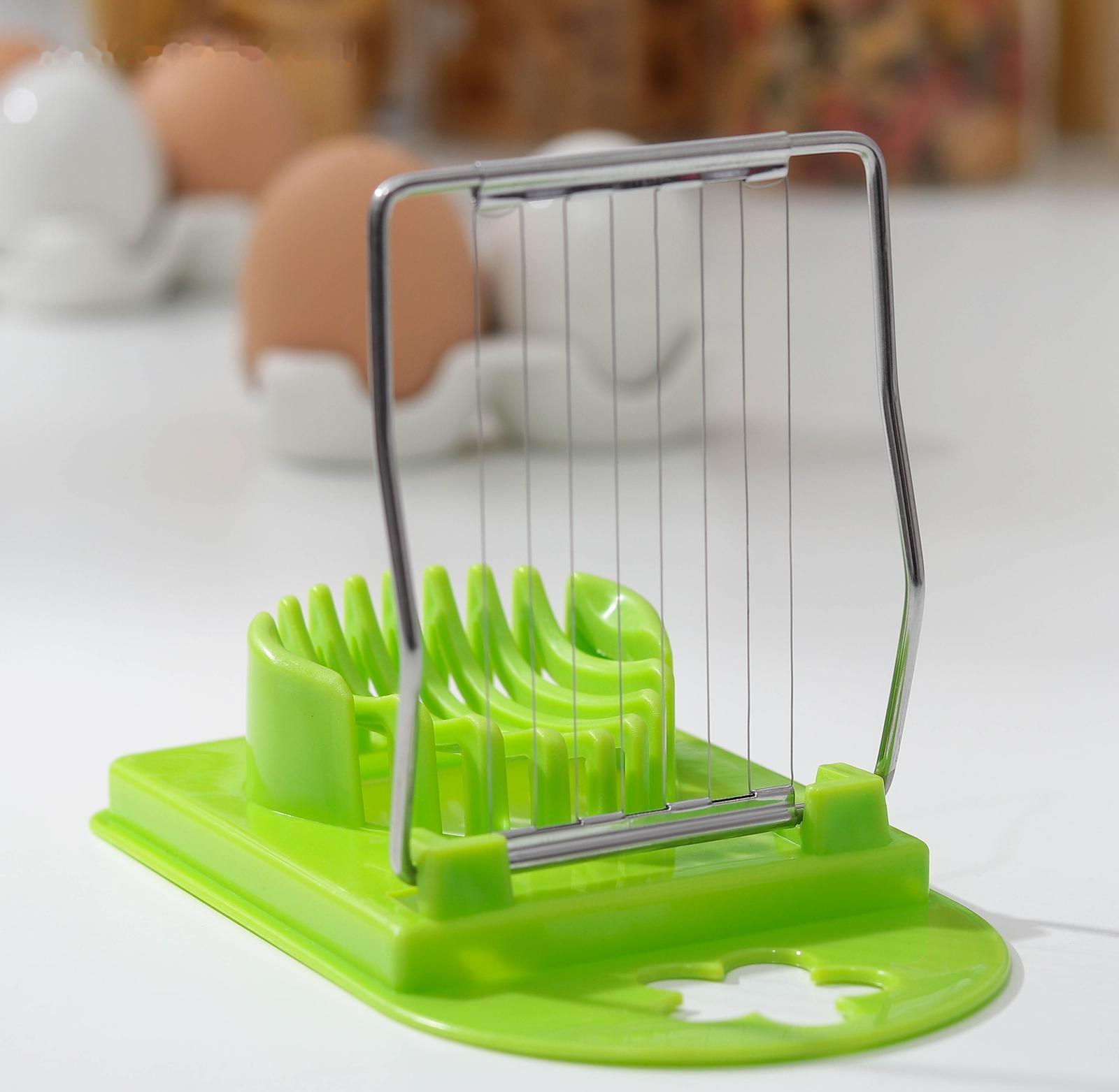 Яйцерезка Доляна «Комфорт», 14×8 см, цвет МИКС