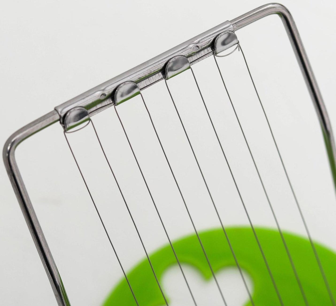 Яйцерезка Доляна «Комфорт», 14×8 см, цвет МИКС