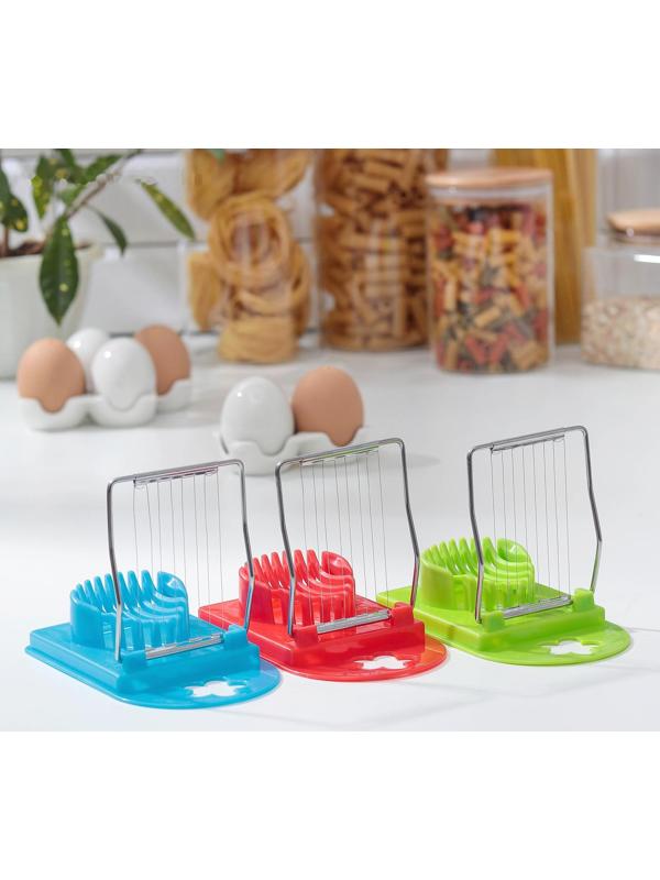 Яйцерезка Доляна «Комфорт», 14×8 см, цвет МИКС