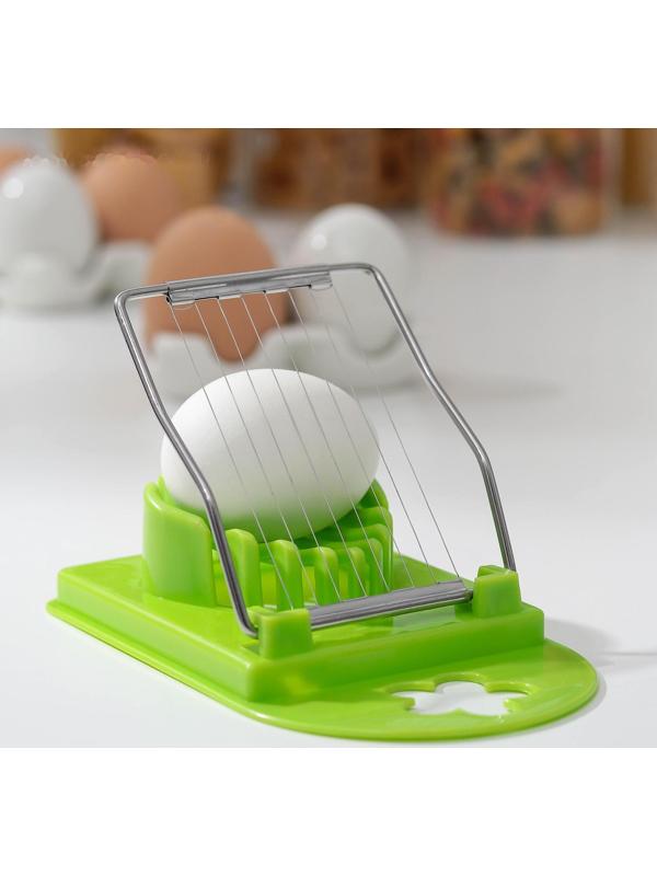 Яйцерезка Доляна «Комфорт», 14×8 см, цвет МИКС