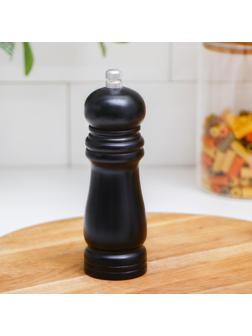 Мельница для специй Доляна «Дуновение леса», 15,5×4,5 см, керамический механизм, цвет тёмное дерево