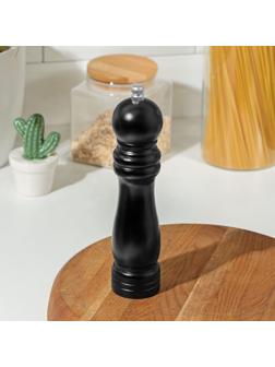 Мельница для специй Доляна «Дуновение леса», 21×4,5 см, керамический механизм, цвет тёмное дерево