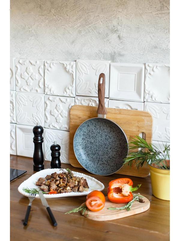 Мельница для специй Доляна «Дуновение леса», 21×4,5 см, керамический механизм, цвет тёмное дерево