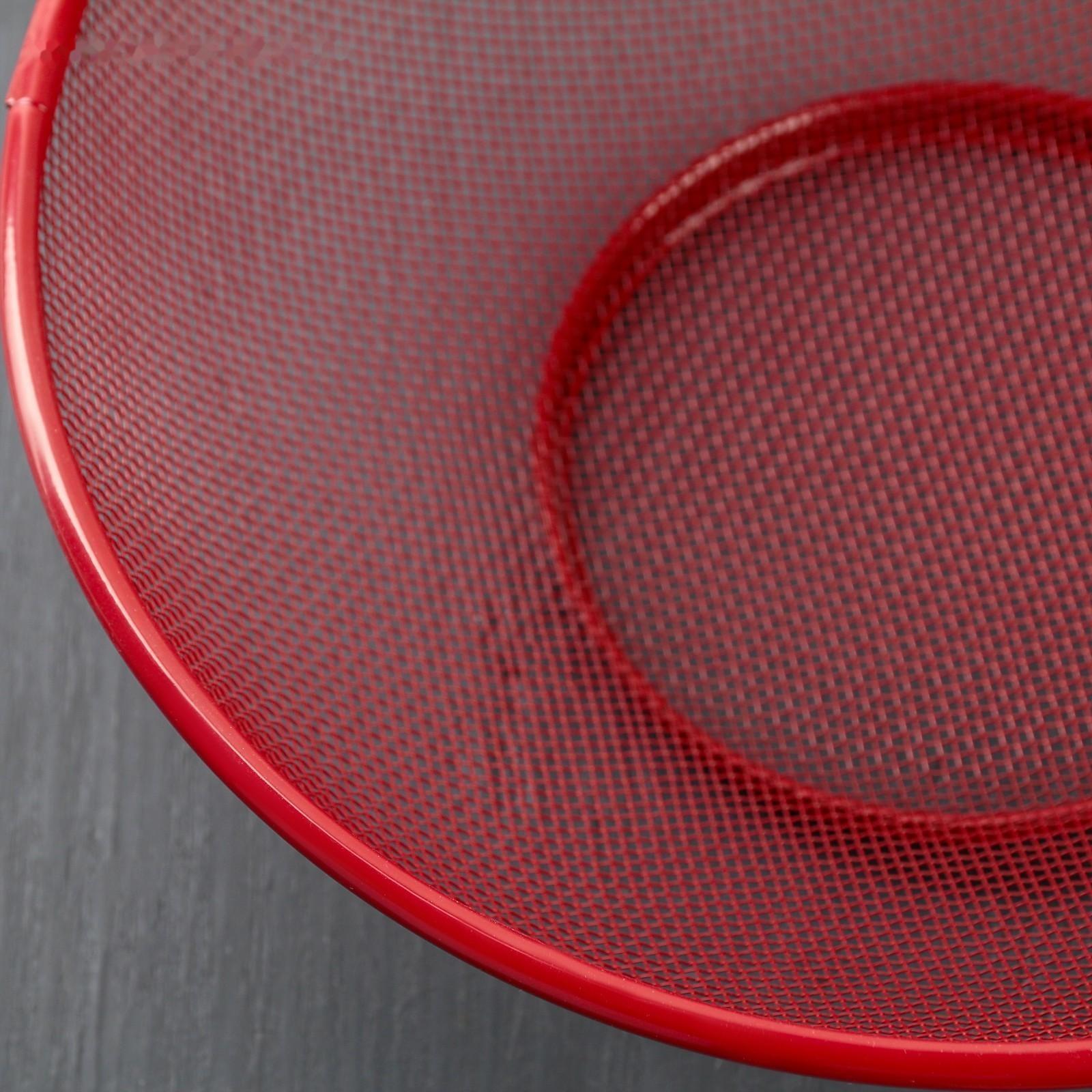 Сито-корзинка Доляна «2 в 1», d=24 см, цвет МИКС