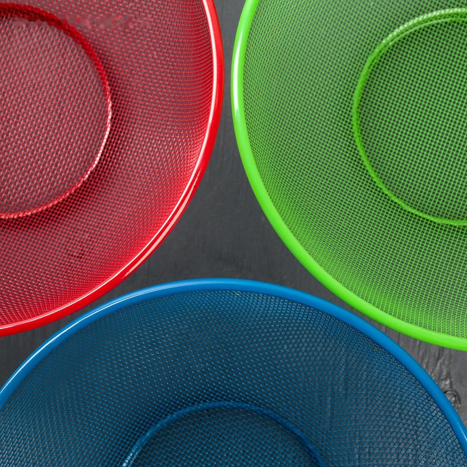 Сито-корзинка Доляна «2 в 1», d=24 см, цвет МИКС