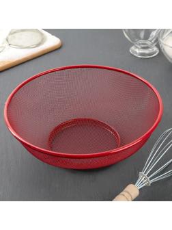 Сито-корзинка Доляна «2 в 1», d=24 см, цвет МИКС