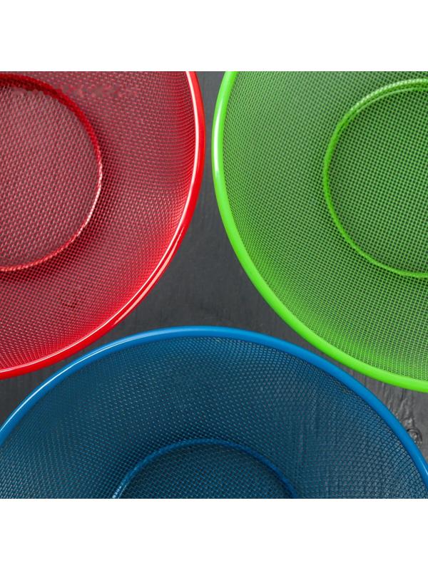 Сито-корзинка Доляна «2 в 1», d=24 см, цвет МИКС