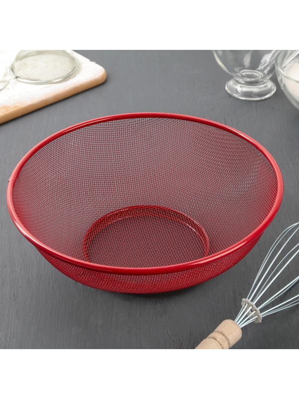 Сито-корзинка Доляна «2 в 1», d=24 см, цвет МИКС