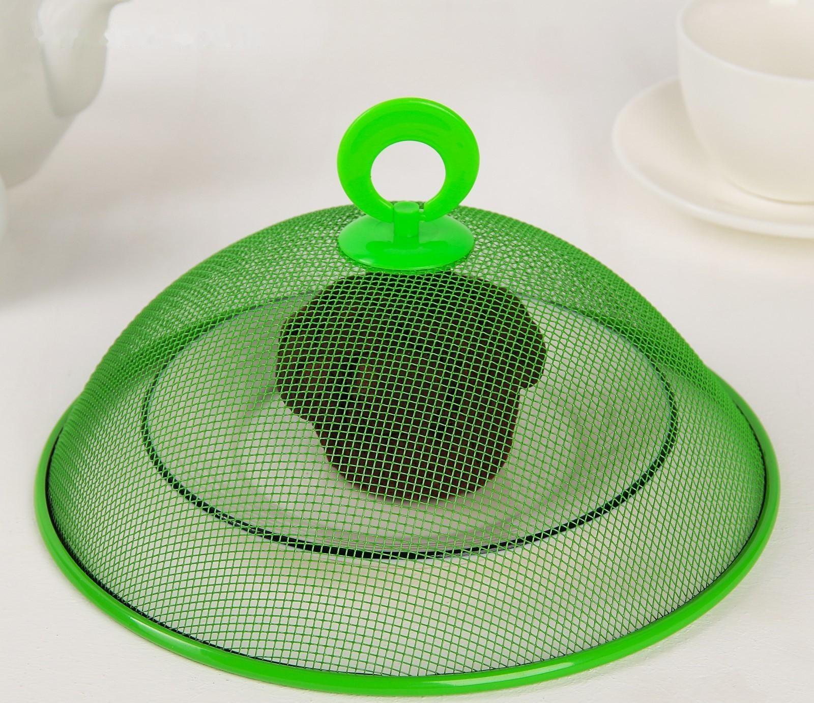 Крышка для продуктов Доляна, d=21 см, цвет МИКС