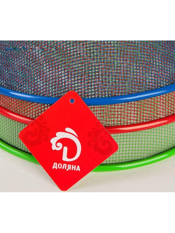 Крышка для продуктов Доляна, d=21 см, цвет МИКС