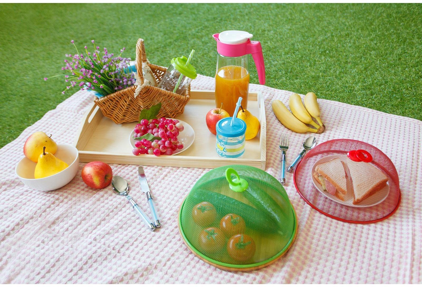 Крышка-сетка для продуктов Доляна, d=24 см, цвет МИКС