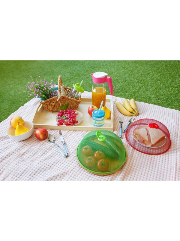 Крышка-сетка для продуктов Доляна, d=24 см, цвет МИКС