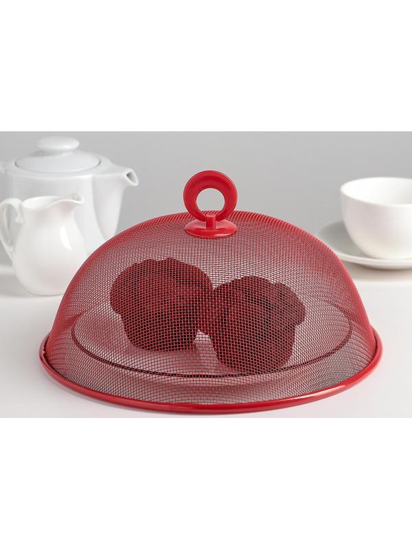 Крышка-сетка для продуктов Доляна, d=24 см, цвет МИКС