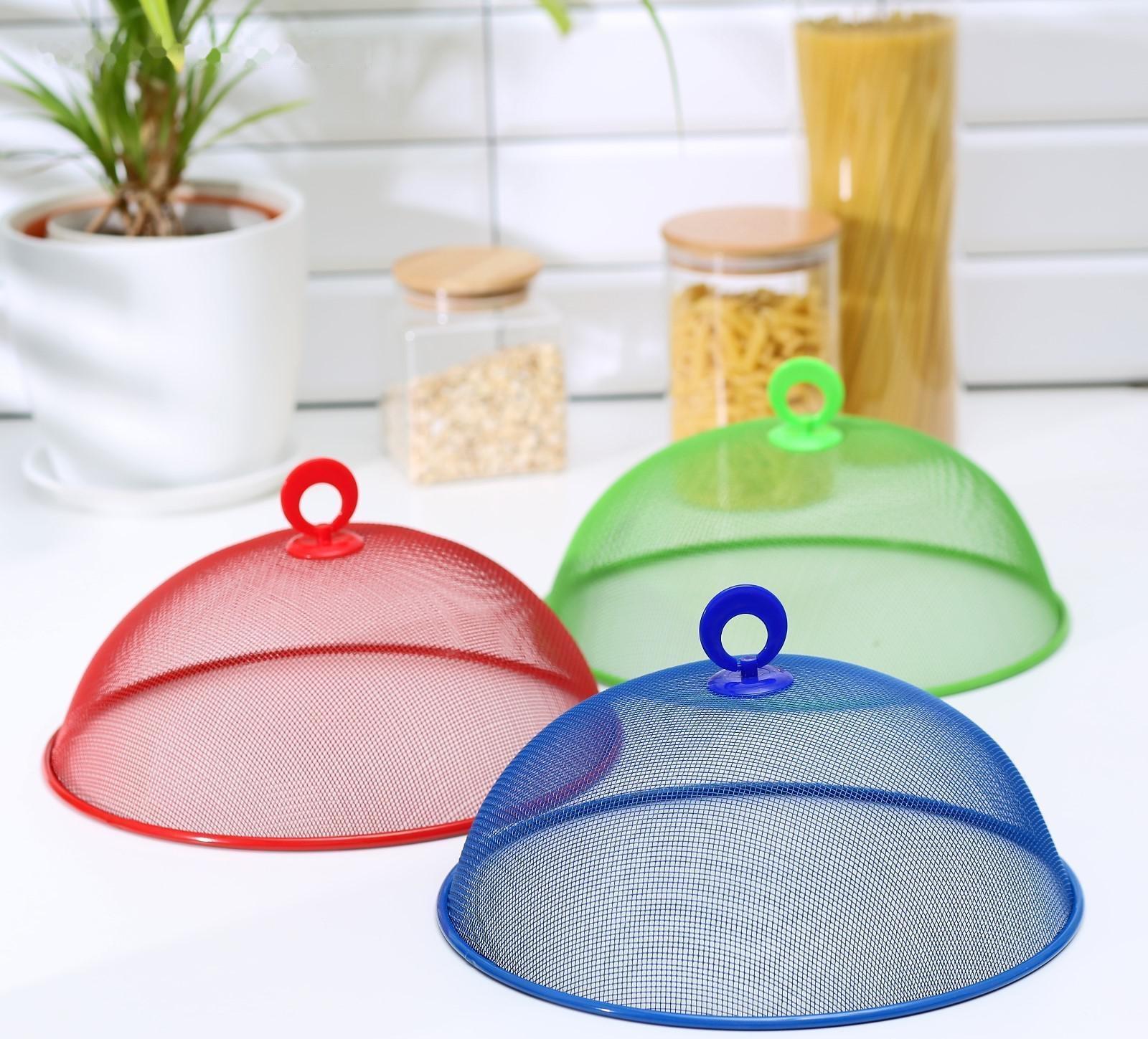 Крышка для продуктов Доляна, d=28 см, цвет МИКС