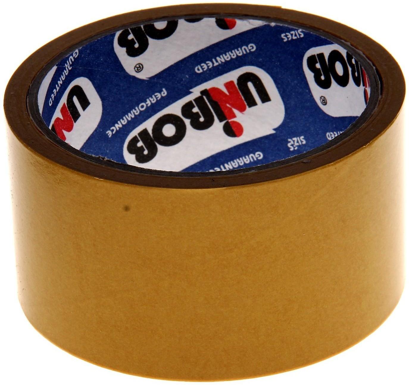 Клейкая лента UNIBOB, двусторонняя, 50 мм х 10 м