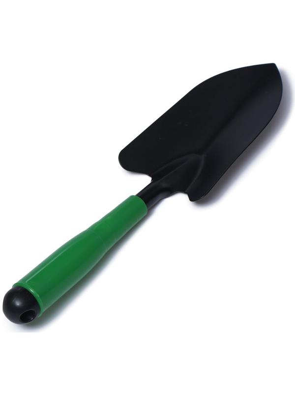 Совок посадочный, длина 33 см, ширина 8,5 см, пластиковая ручка