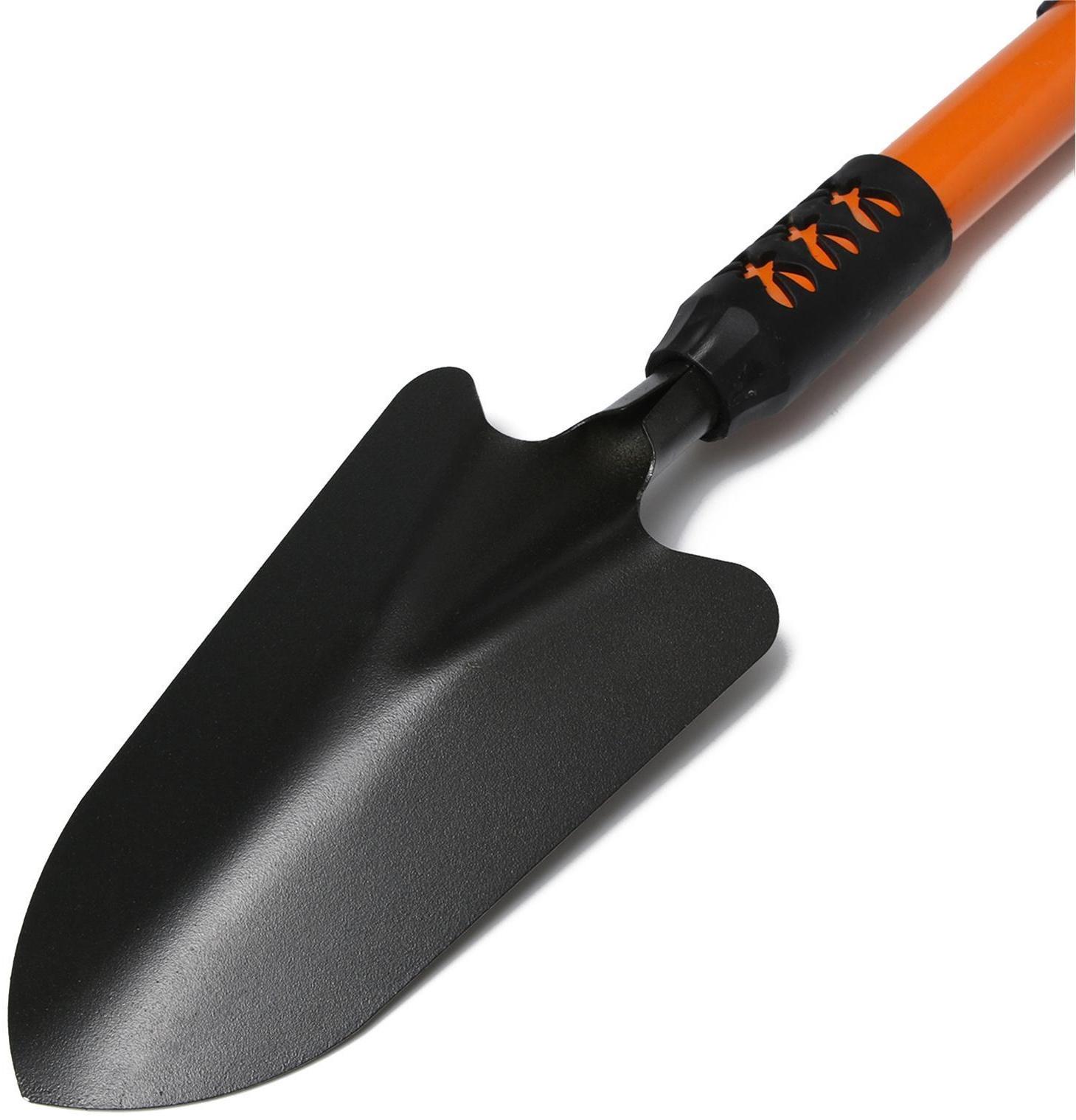 Совок посадочный, длина 45 см, ширина 9 см, прорезиненная ручка