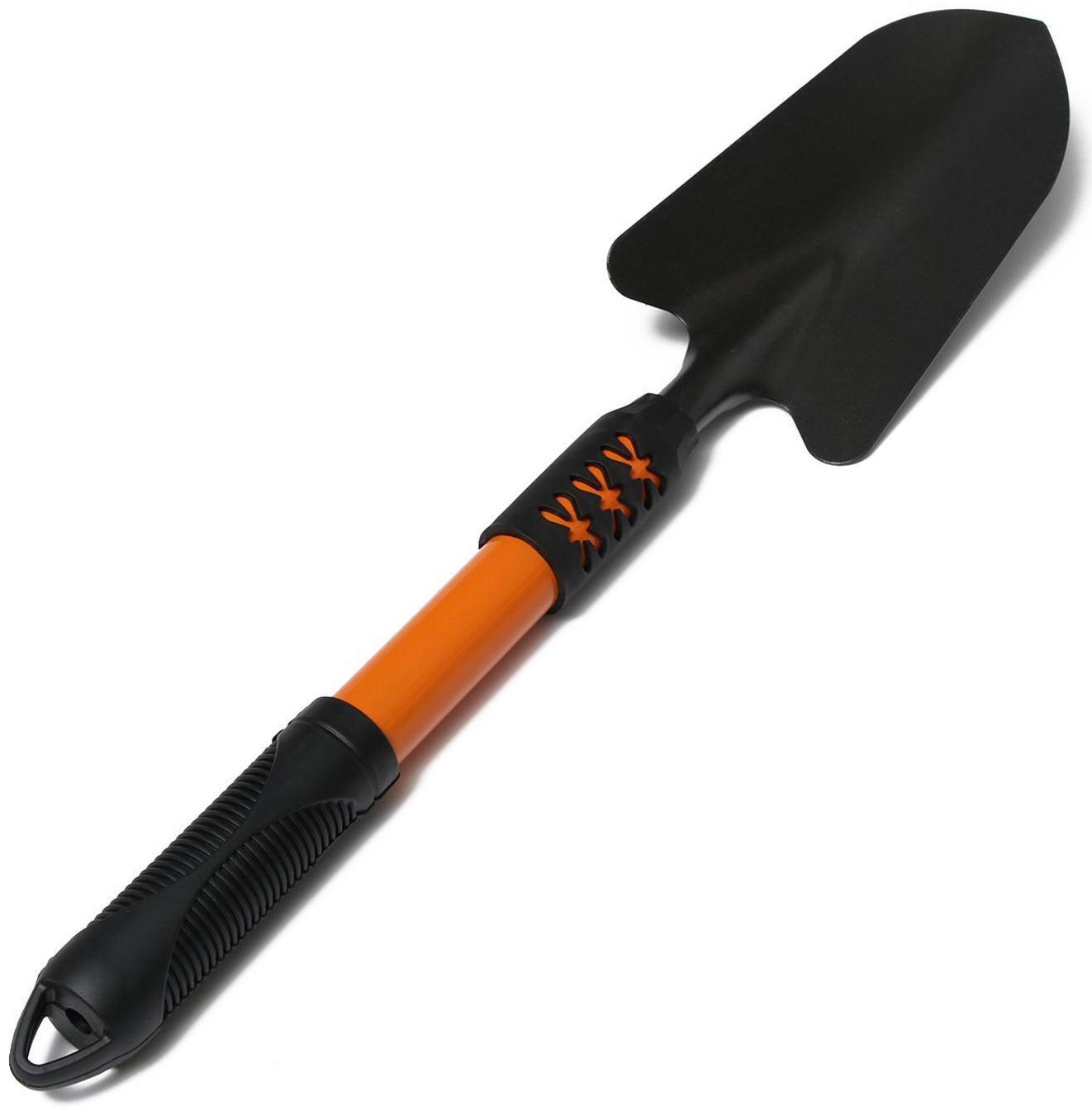 Совок посадочный, длина 45 см, ширина 9 см, прорезиненная ручка