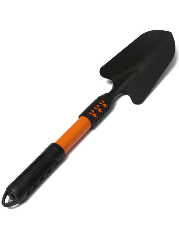 Совок посадочный, длина 45 см, ширина 9 см, прорезиненная ручка