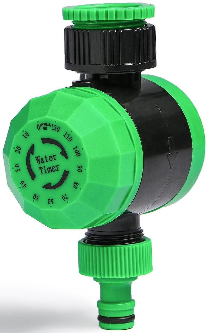 Таймер полива до 2-х часов с набором переходников для подключения, пластик