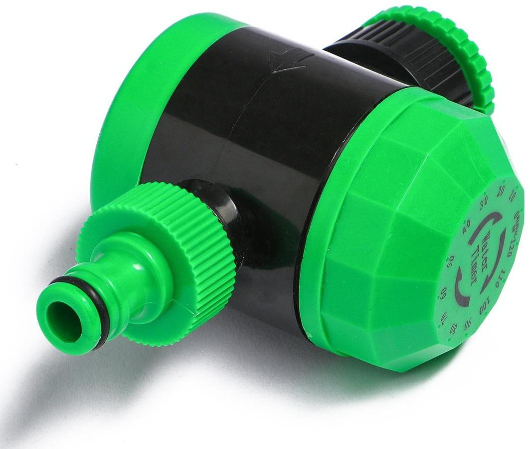 Таймер полива до 2-х часов с набором переходников для подключения, пластик