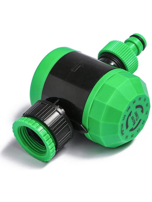 Таймер полива до 2-х часов с набором переходников для подключения, пластик