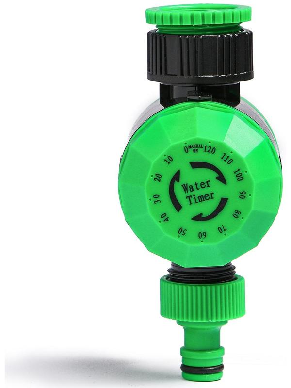 Таймер полива до 2-х часов с набором переходников для подключения, пластик