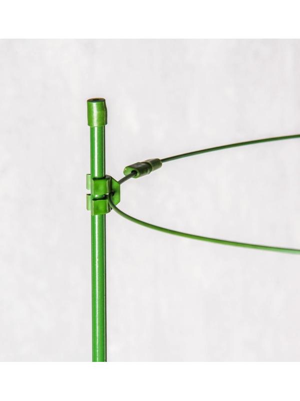 Кустодержатель, d = 22–26–28 см, h = 75 см, металл, зелёный