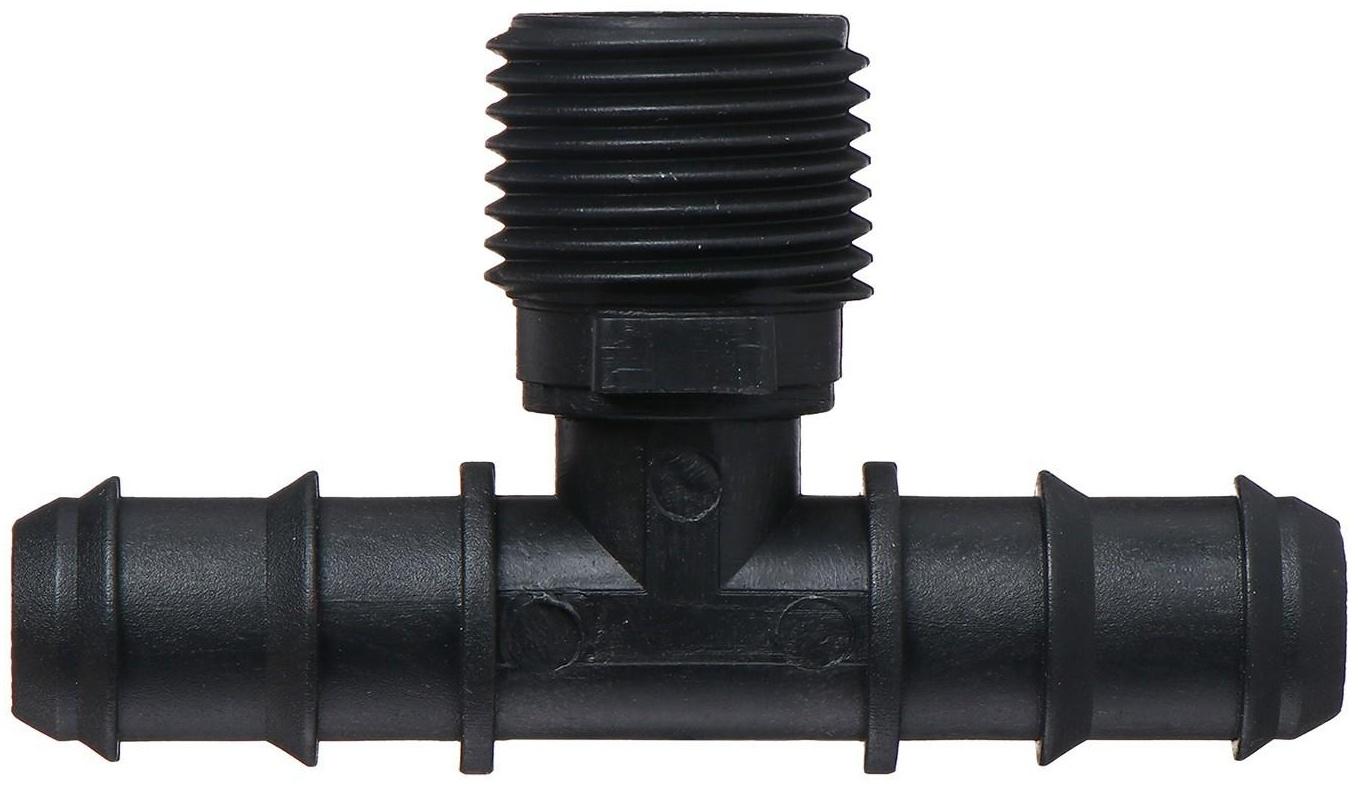 Тройник Т-образный, наружная резьба 1/2