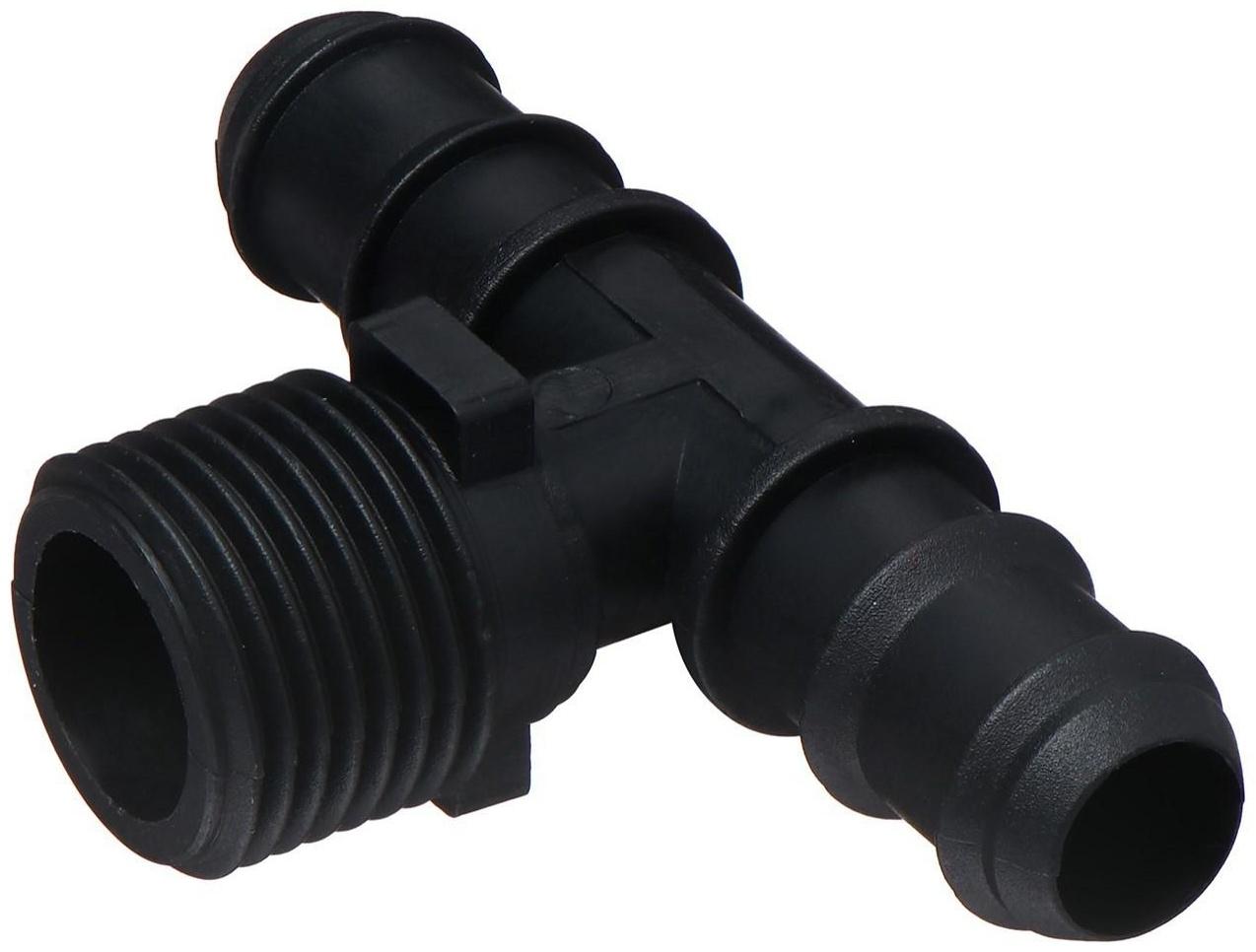 Тройник Т-образный, наружная резьба 1/2