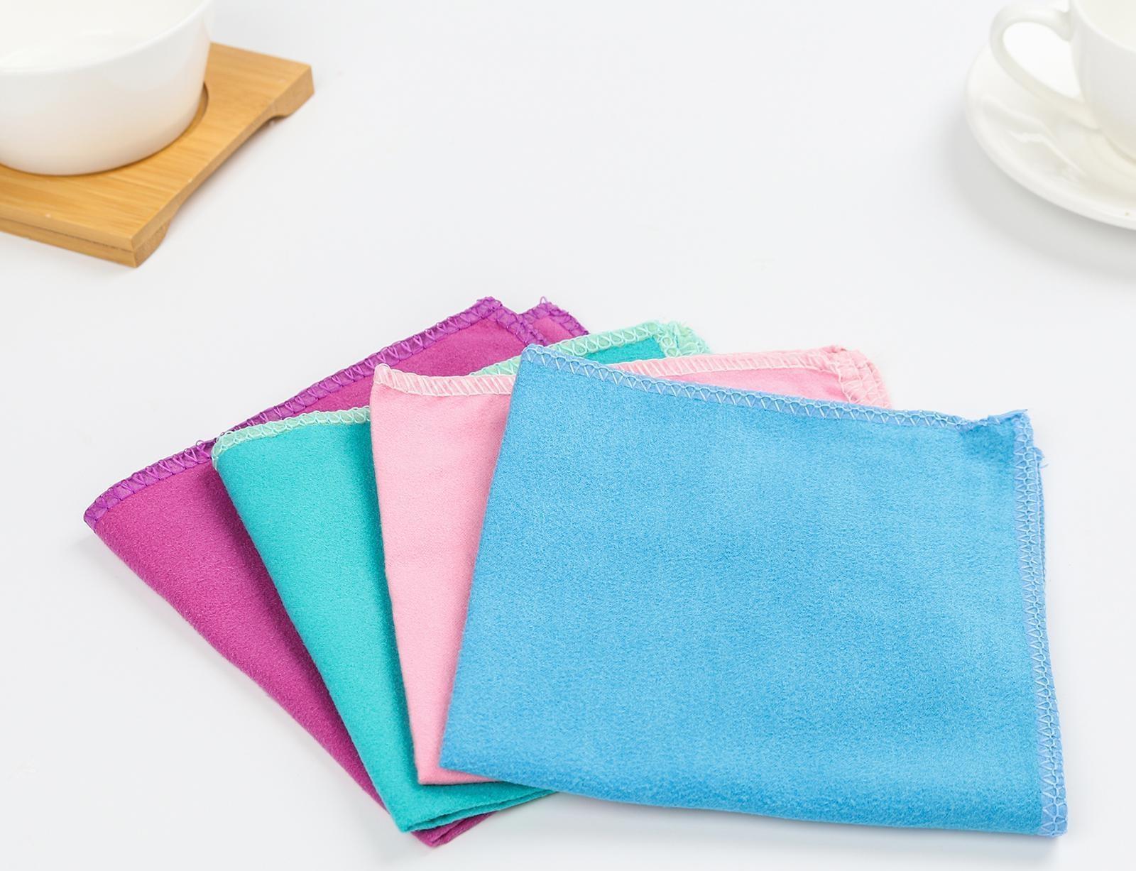 Салфетка для стёкол и зеркал Доляна, 30×30 см, цвет МИКС